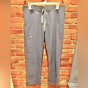 FIGS Dusty Blue scrub trousers for women